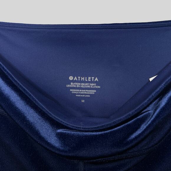 Athleta Elation Velvet Tights - Picture 2 of 3